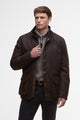 Barbour Tweed Hereford Tweed Wool in Rustic Brown Herringbone MWO0290BR71