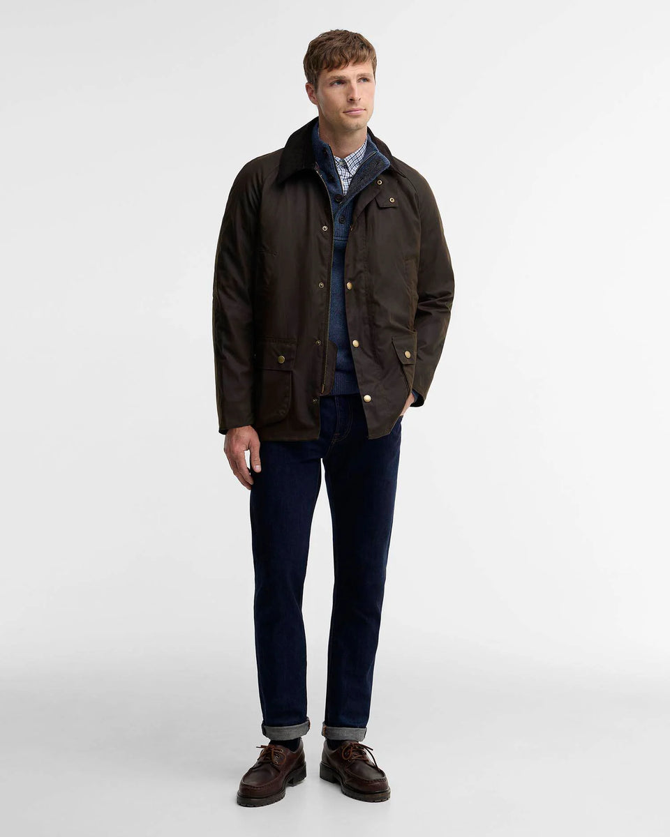 Barbour Beaufort Classic Wax Jacket in Olive MWX0002OL71 – Smyths
