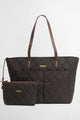 Barbour Bag Quilted Tote bag in dark Brown Olive  LBA0395OL75