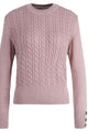 Barbour Ladies Knitwear Rockling Crew neck in Pink Gardenia LKN1415PI19 fashion