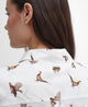 Barbour Shirt Safari Shirt Grouse Print  LSH1357MI15 collar