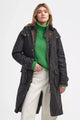 Barbour Ladies wax coat NEW Long Cannich in Olive LWX1264OL71 open