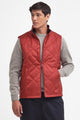 Barbour Gilet Finn Mens in Dark Red MGI0055RE51 Zip