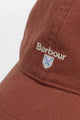 Barbour Cap Baseball Cascade Sports hat in dark rust  MHA0274BR73 logo