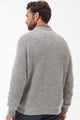 Barbour Sweater Horseford Crew neck in Stone MKN1113ST51 back