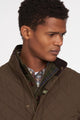 Barbour Shoveler mens quilted jacket in dark Olive MQU0784OL73 warm