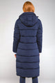 Toggi Maple long Padded Coat in Navy by TOGGI back