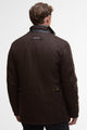 Barbour Tweed Hereford Tweed Wool in Rustic Brown Herringbone MWO0290BR71 back