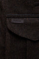 Barbour Tweed Hereford Tweed Wool in Rustic Brown Herringbone MWO0290BR71 logo