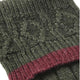 Barbour Socks-Contrast Gun Stockings-Full Length-Olive Cranberry-MSO0003OL53 detail