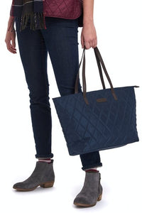 Barbour-Handbag-Witford-Quilted Tote SHOPPER Bag-Navy-LBA0315NY91 size 