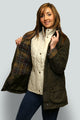 BARBOUR CLASSIC BEADNELL - LADIES WAX JACKET - OLIVE GREEN - LWX0668OL71 - Front Opened