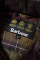 BARBOUR CORBRIDGE WAX JACKET - OLIVE GREEN - MWX0340OL71 - Label & Lining Detail