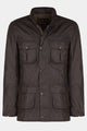 BARBOUR CORBRIDGE WAX JACKET - RUSTIC BROWN - MWX0340RU91 - Flat
