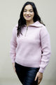 Barbour Stavia Ladies Knit chunky sweater in Pink Rosewater LKN1254PI39 style