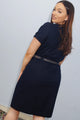 Barbour navy Dress-Miur- Classical Navy-LDR0141NY91 back
