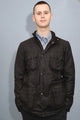 Barbour Corbridge Wax Jacket - Rustic Brown - MWX0340RU91 closed