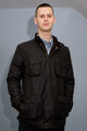 Barbour Corbridge Wax Jacket - Rustic Brown - MWX0340RU91 sides
