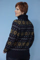 Barbour Ladies Knit  Mallow Knit Sweatshirt in Navy LKN1255NY73 back