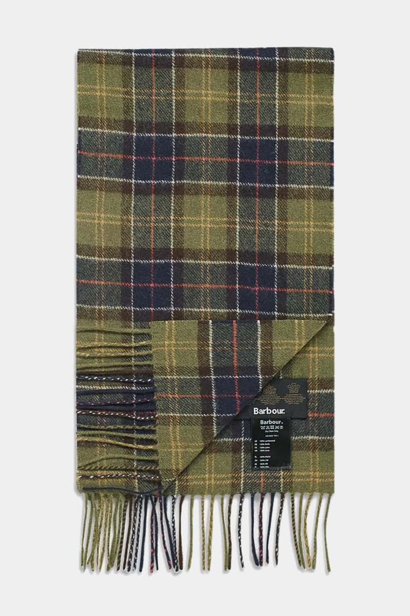 小物 BARBOUR Tartan Lambswool Scarf Moorland 66476.jpg