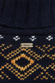 Barbour Ladies Knit  Mallow Knit Sweatshirt in Navy LKN1255NY73 fairisle