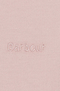 Barbour ladies Polo top Portsdown in Petal Pink LML0634PI13  badge