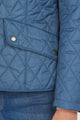 Barbour Cavalry Flyweight ladies Quilted Jacket in new China Blue LQU0228BL83 pocket