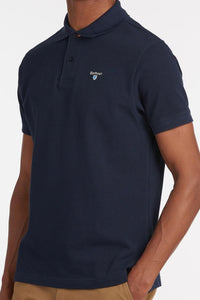 Barbour Polo Shirt-Tartan Pique-New Navy-MML0012NY31 side