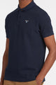Barbour Polo Shirt-Tartan Pique-New Navy-MML0012NY31 side