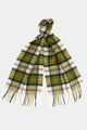 Barbour Tartan Lambswool Scarf - Ancient -Tartan - USC0001TN51 - Tied View