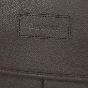 Barbour Briefcase - Dark Brown Leather - UBA0011BR91
