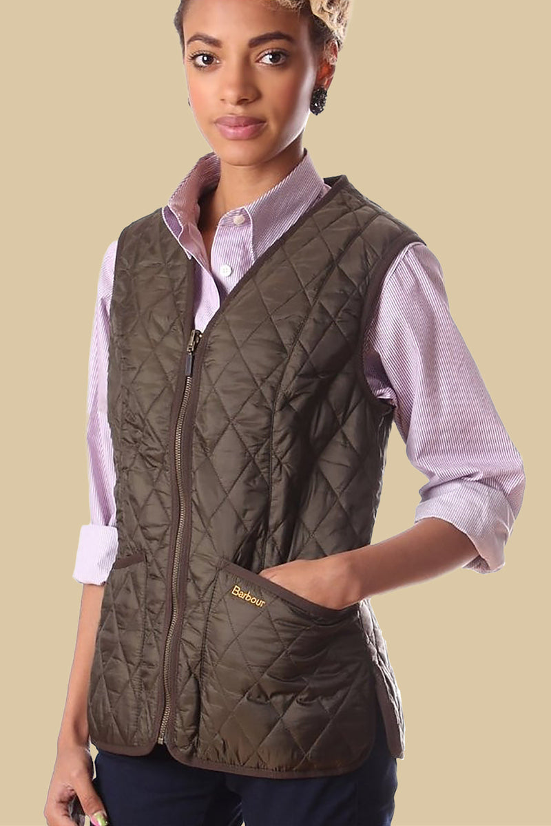 Barbour Betty Interactive Liner Olive LQU0088OL91 – Smyths