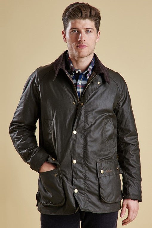 Barbour Ashby Wax Jacket Classic Olive greenMWX0339OL71 Smyths