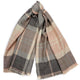Barbour Wrap/Scarf-Reversible-Portree-Pink/Grey-LSC0206PI11 knot