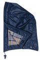 Barbour Hood in Navy waxed cotton MHO0004NY91