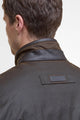 Barbour Hereford-Wax Jacket -Olive MWX1213OL71 neck