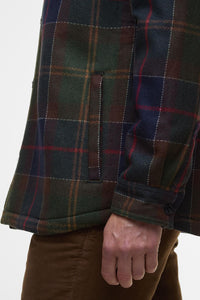 Barbour Overshirt Willberry in Classic Tartan MOS0396TN11 pocket