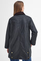 Barbour Long Beadnell Wax in Sage green LWX1404SG51 back
