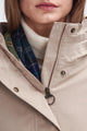 Barbour Beadnell Winter Beadnell in sand-dune classic LWB0798ST31 collar