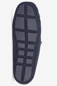 Barbour Monty Slippers in Navy MSL0001NY52 sole