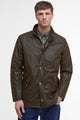 Barbour Prestbury Mens wax jacket in Olive MWX0726OL71
