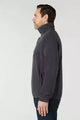 Musto Classic Fleece pullover in Carbon side