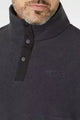 Musto Classic Fleece pullover in Carbon 1/2 zip 85006-844