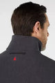 Musto Classic Fleece pullover in Carbon logo neck