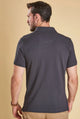 Barbour Polo Shirt-Mens-Tartan Pique-Navy/Dress -MML0012NY51 back