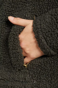Toggi Clifton Fleece jacket in Olive Dark Green-CLIFTONDGREEN pocket