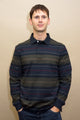 Barbour Firth Tartan Striped Rugby Shirt MML1580NY 