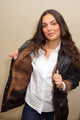 Barbour Classic Beadnell Ladies Wax Jacket NEW Rustic Brown LWX0667RU52 brown tartan lining