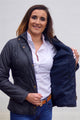 Barbour Cavalry Flyweight - Ladies Quilt Jacket - Navy LQU0228NY91