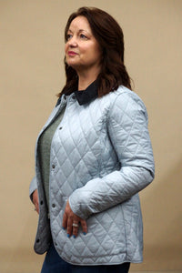 Barbour Annandale Ladies quilted jacket in Breeze Blue LQU0475BL18 colour